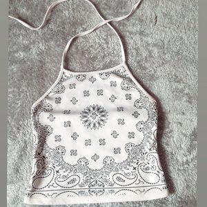 Bandanna crop top